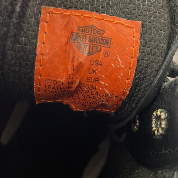 Harley Davidson Moto Leather Boots - Picture 9 of 10